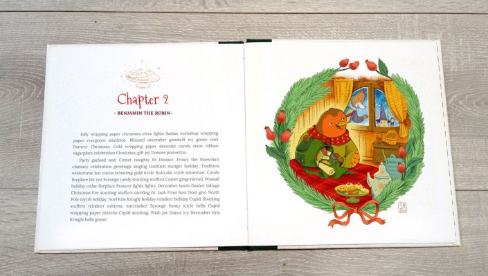 Christmas illustrations - book
