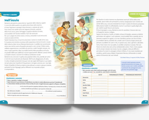 Illustrazione scolastica -Pearson Italia - Generi