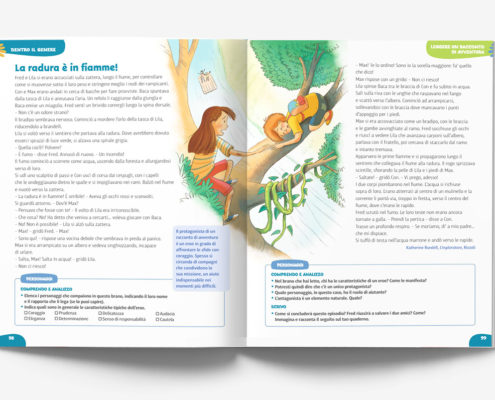 Illustrazione scolastica -Pearson Italia - Generi